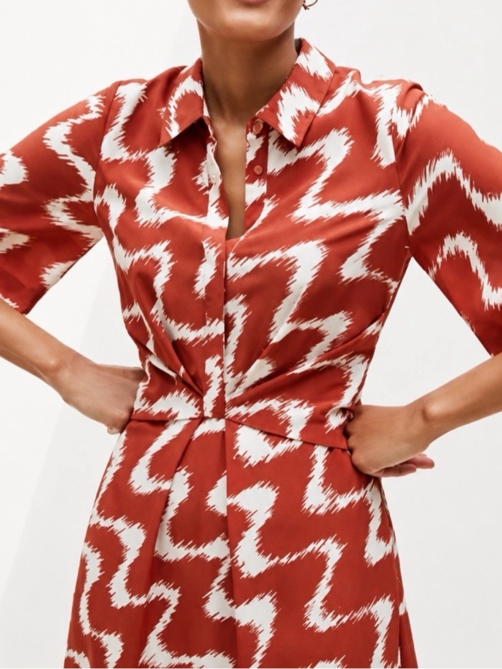 THE FOLD Liberta silk midi dress